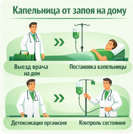 капельница от запоя в Ногинске в клинике Санати
